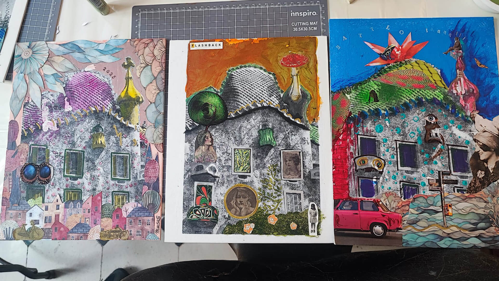 Taller collage musas barcelona