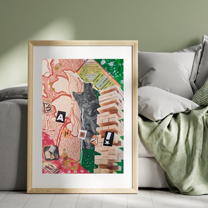 “Bamba” – Collage original sobre lienzo