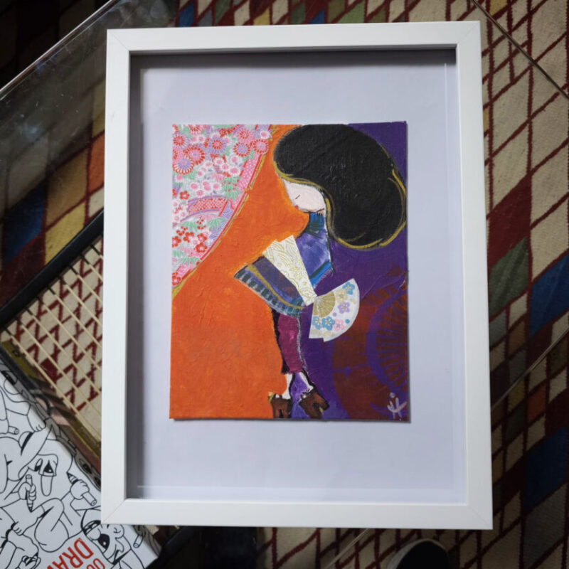 El instante – Obra original con marco